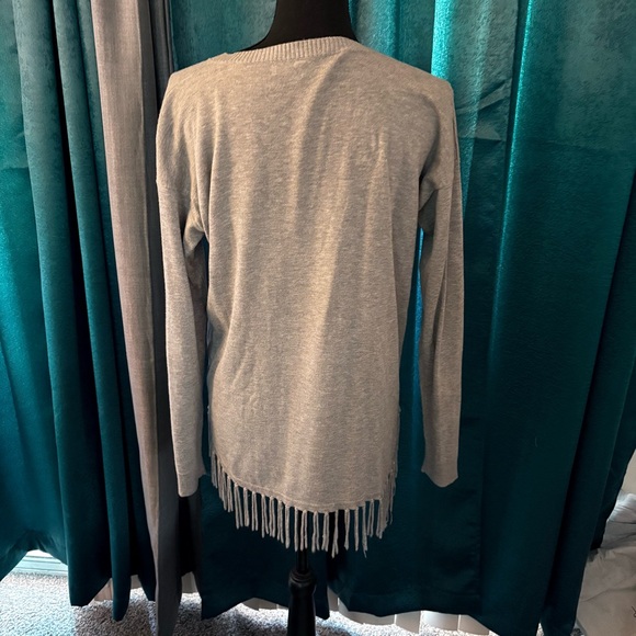 Central Park West Revolve Patagonia fringe sweater sz Large - Picture 5 of 8